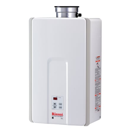 Rinnai HE 7.5 GPM 180,000 BTU Propane Gas Interior Tankless Water Heater V75IP